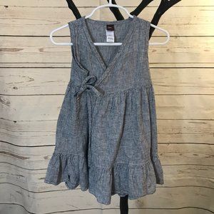 Tea Wrap Dress, Girls Size 2